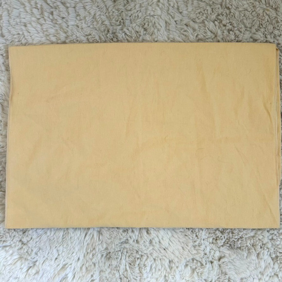 Louis Vuitton Dust Bag Large Envelope Flap 22x15 Cotton Yellow Brown - Picture 2 of 6